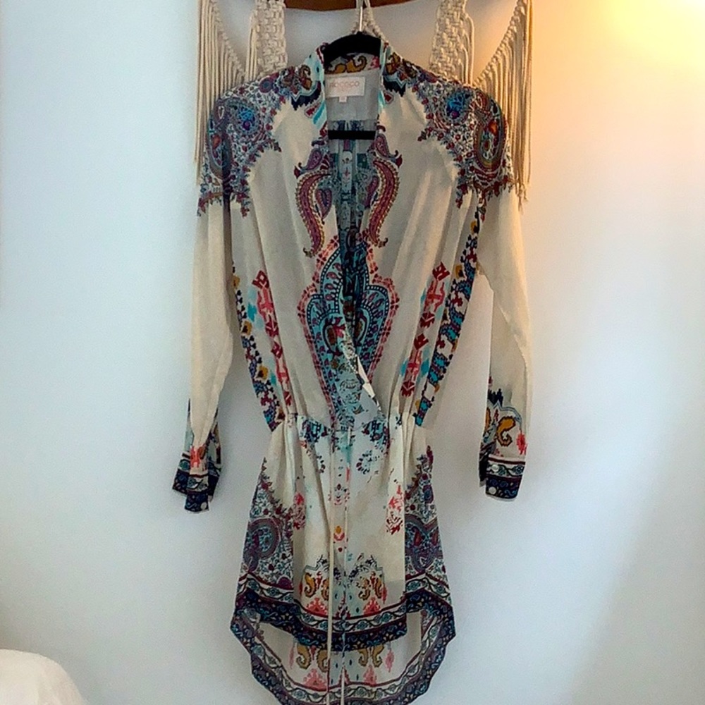 Rococo sand silk dress